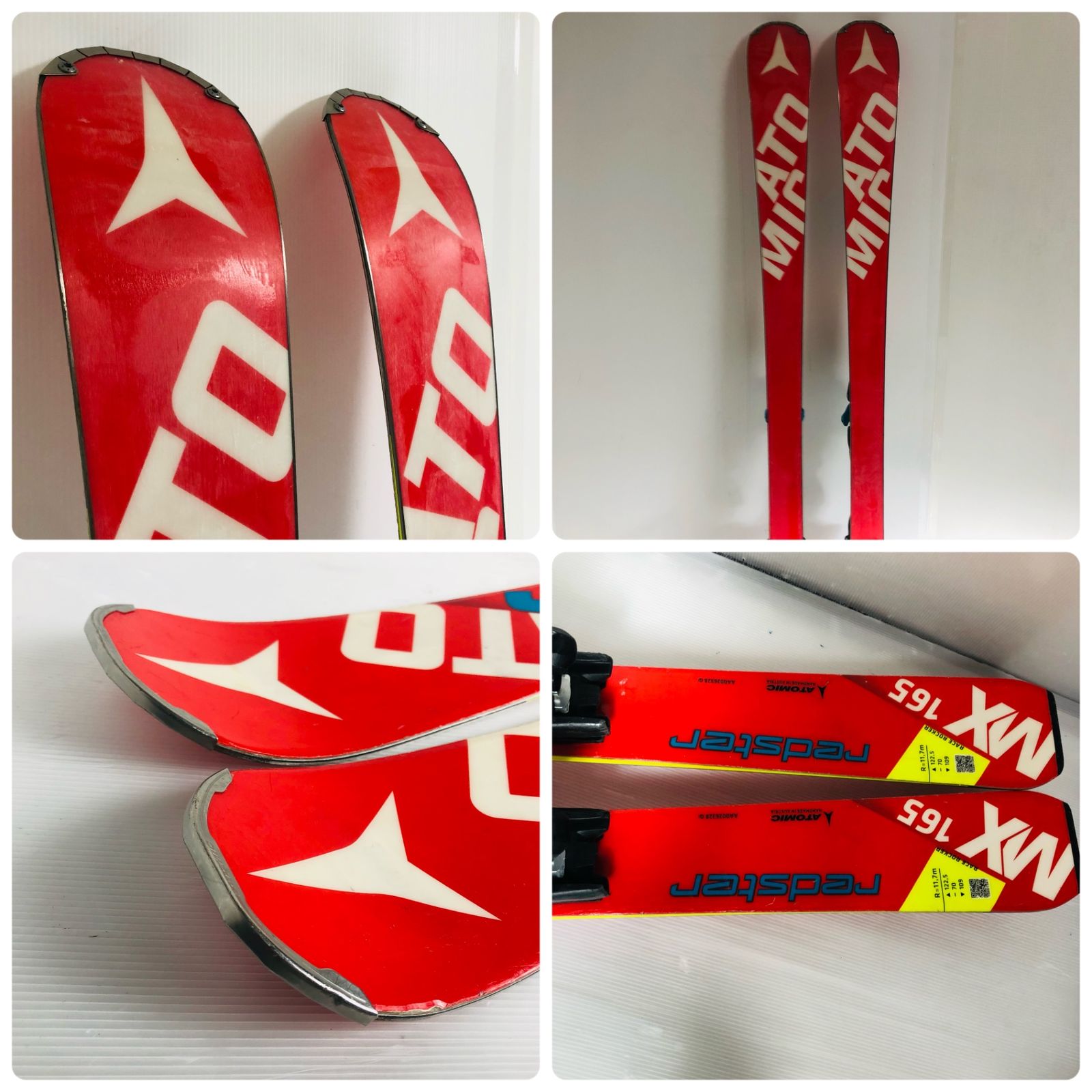 ATOMIC REDSTER MX 165 ビンディング付き REDSTER ATOMIC MX ATOMIC REDSTER MX 165 ビンディング付き REDSTER ATOMIC MX