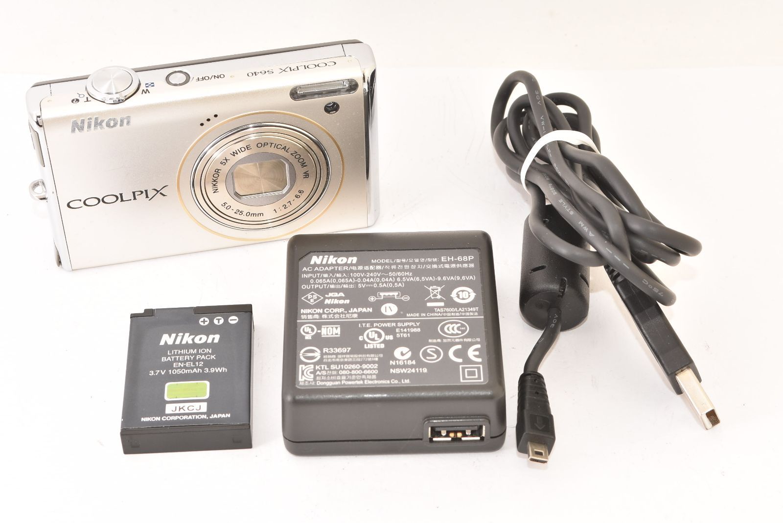 Nikon ニコン COOLPIX S 640 アイスシルバー コンパクトデジタルカメラ