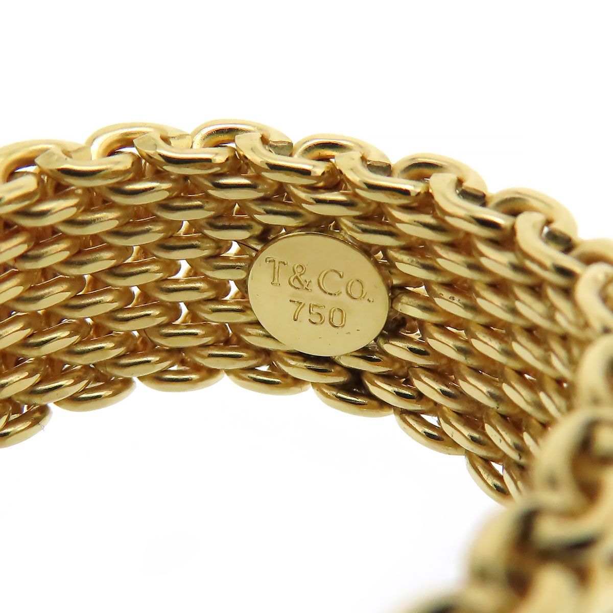  ティファニー サマセット リング 20 750 K 18 YG ユニセックス TIFFANY Co ジュエリー リング 指輪 アクセサリー