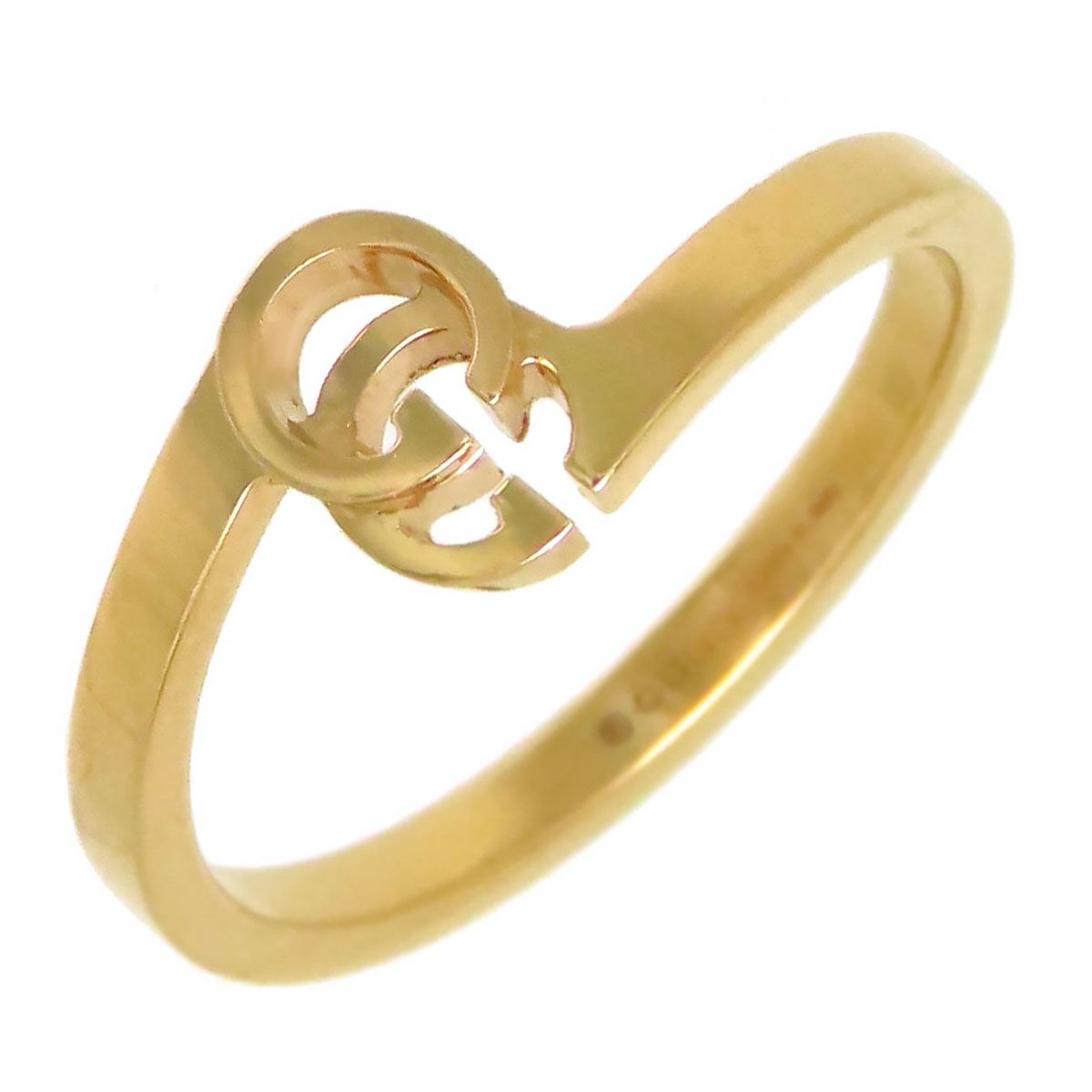 グッチ GG ランニング リング 10 Au750 K18PG レディース GUCCI ジュエリー