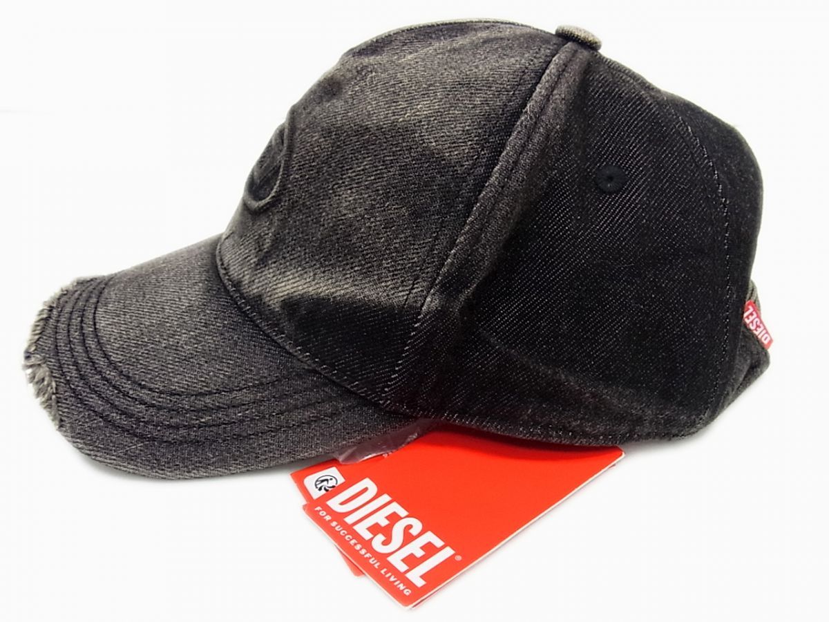 新品 定価19,800円◇DIESEL C-SEYMON-BLACK ベースボール キャップ