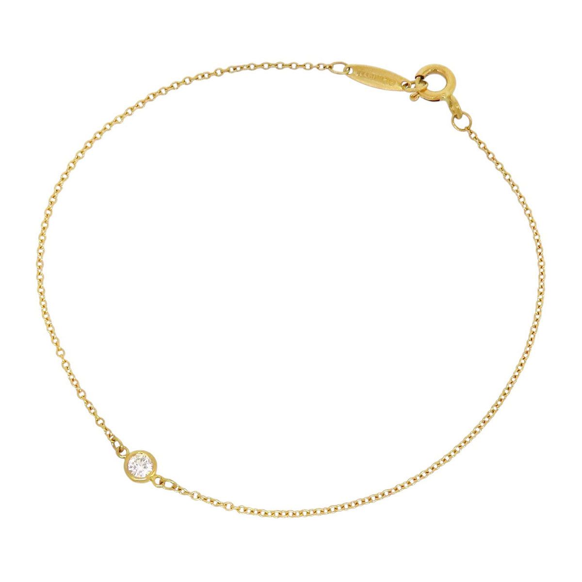 ティファニー バイザヤード ブレスレット #18 750 (K18YG) レディース