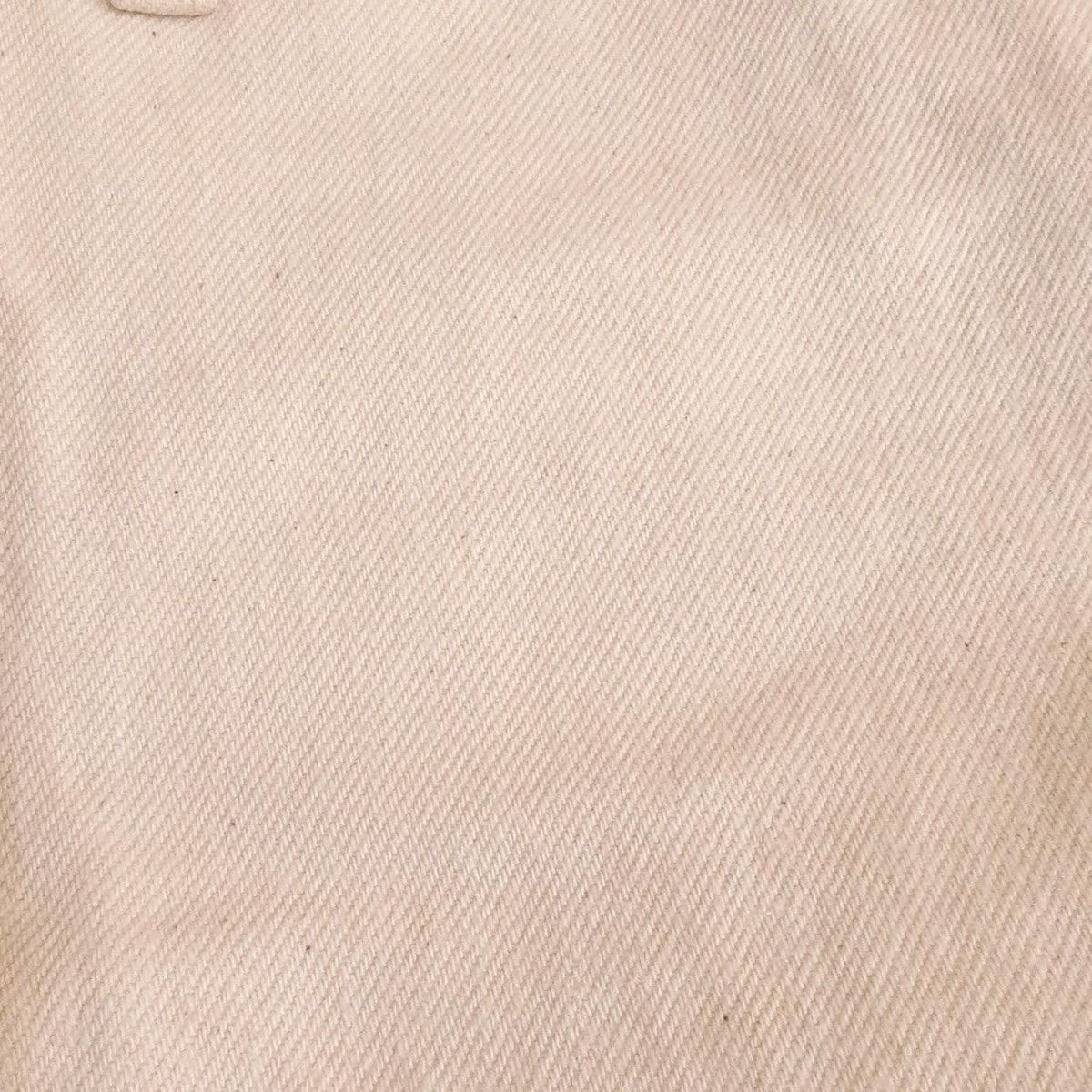  TANAKA タナカ ジーンズ サイズ27 M レディース アイボリー フルレングス ダメージ加工 コットン ストレートデニム デニム ジーンズ