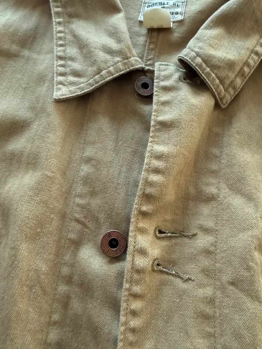 RRL(ダブルアールエル) 22SS リネン チョア ジャケット Lサイズ - メルカリ