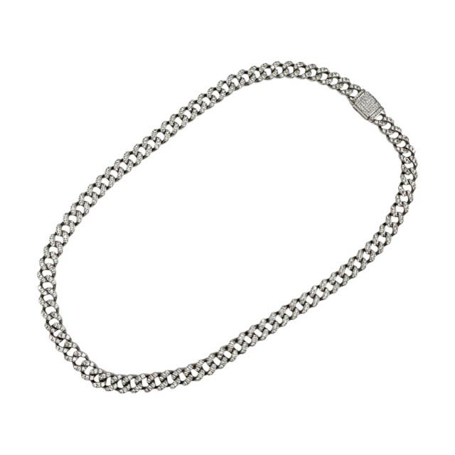 アヴァランチ シルバー マイアミ ジルコニア ネックレス 925 45 cm ブランド古着ベクトル AA 251204