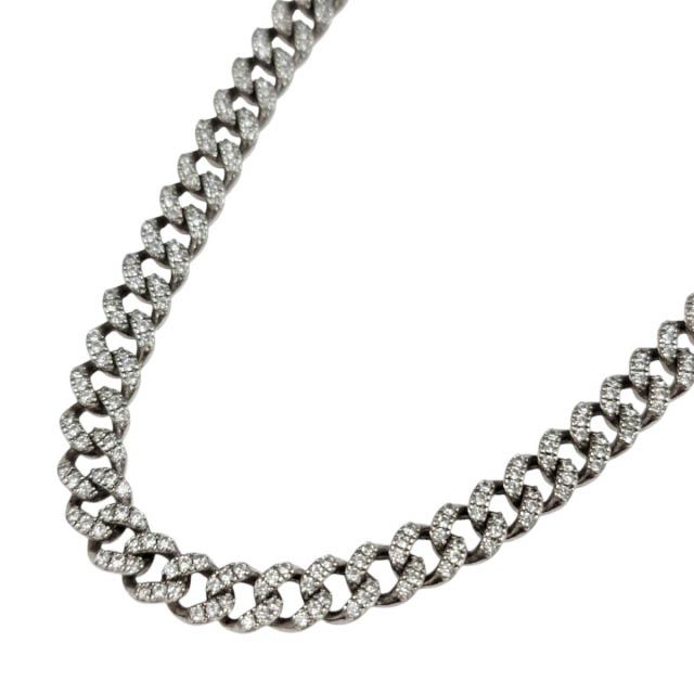 アヴァランチ シルバー マイアミ ジルコニア ネックレス 925 45 cm ブランド古着ベクトル AA 251204