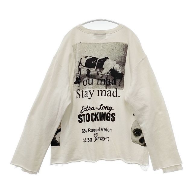 Black Weirdos Layered Sweatshirt レイヤードスウェット 定価28600円 20AW-sw02 スウェット ホワイト メンズ ブラックウィドー【中古】5-1120T∞ Black Weirdos Layered Sweatshirt レイヤードスウェット 定価28600円