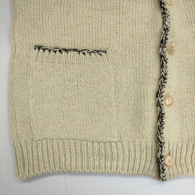 AURALEE Silk Wool Camel Mix Knit Cardigan 定価59400円 A23AC01MK