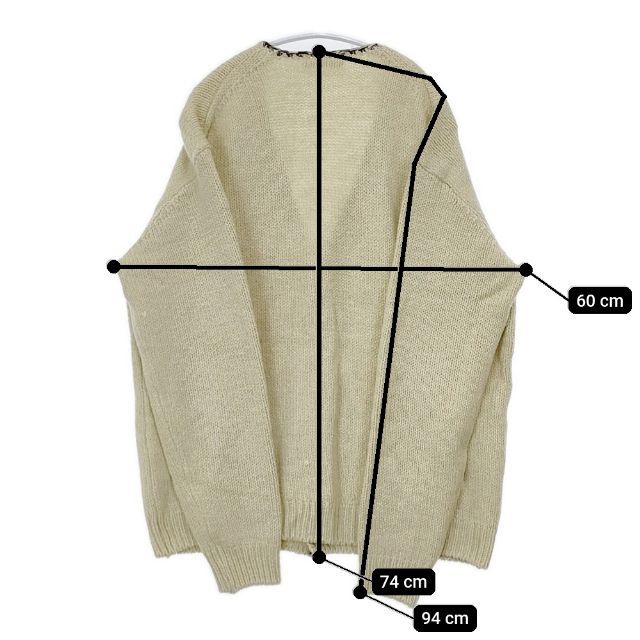 AURALEE Silk Wool Camel Mix Knit Cardigan 定価59400円 A23AC01MK