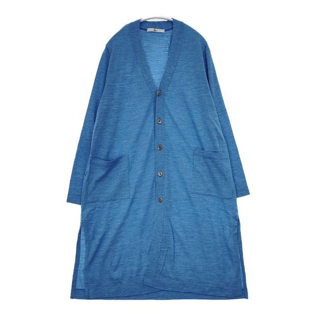 45R/45rpm ウォッシャブルウールロングカーディガン 定価35200円 カーディガン ブルー レディース フォーティーファイブアールピーエム【】5-1120T∞