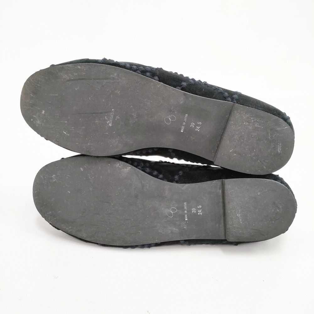 mina perhonen tambourine ベロア スリッポン サイズ24.5cm シューズ