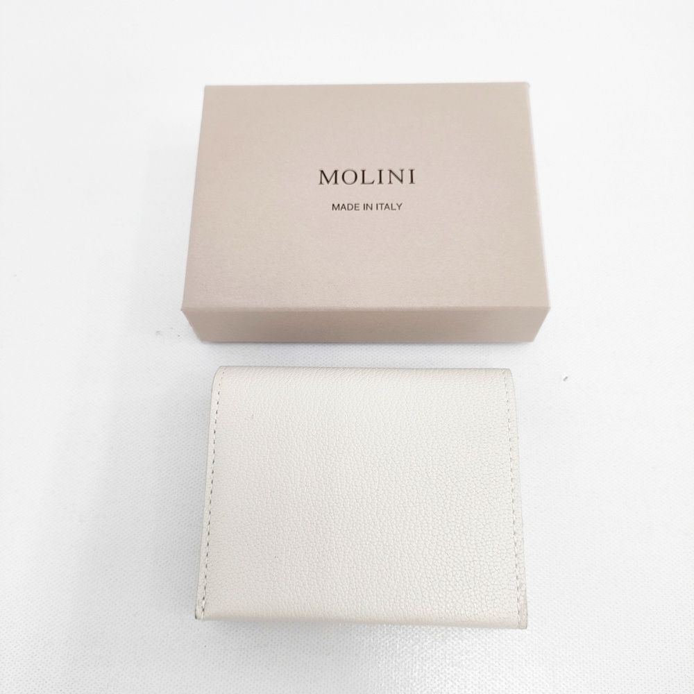 値下げ‼️モリニ財布　コンパクトウォレット　gray andオフホワイト Bifold Compact Wallet - Gray × Off white – MOLINI（モリニ