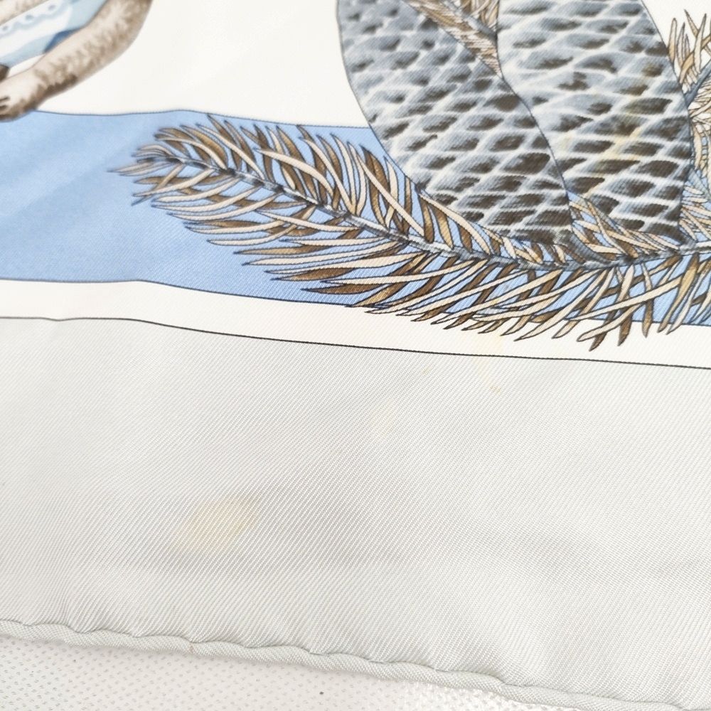 HERMES カレ90 CONFIDENTS DES COEURS 心の友 クマ テディベア