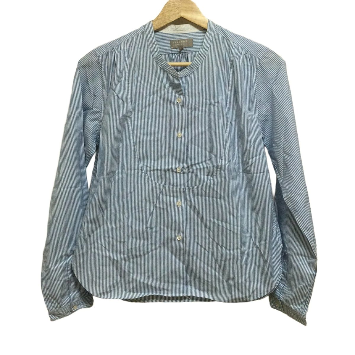 MargaretHowell(マーガレットハウエル) 長袖シャツブラウス サイズ1 S