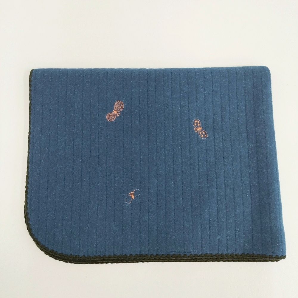 mina perhonen choucho ブランケット ネイビー レディース ミナペルホネン 5-1120 T