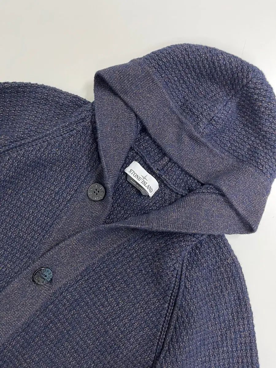 正規品 STONE ISLAND ストーンアイランド フード ニット カーディガン