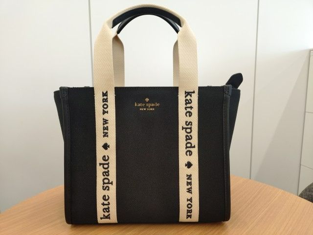 値下げしました！中古訳アリ・美品】kate spade 25SS キップキャンバス