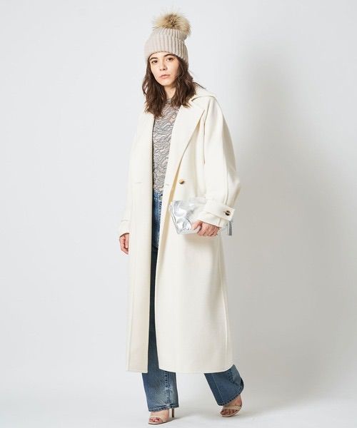 Whim Gazette ウィムガゼット⭐︎ボリュームロングリバーコート F
