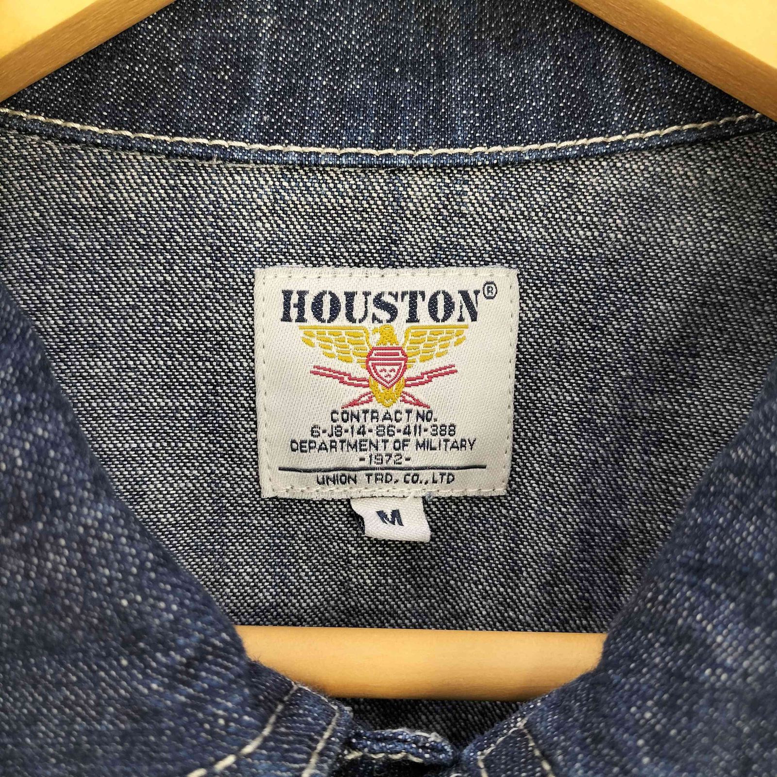 ヒューストン HOUSTON USA COTTON DENIM PULLOVER SHIRT/ USAコットン