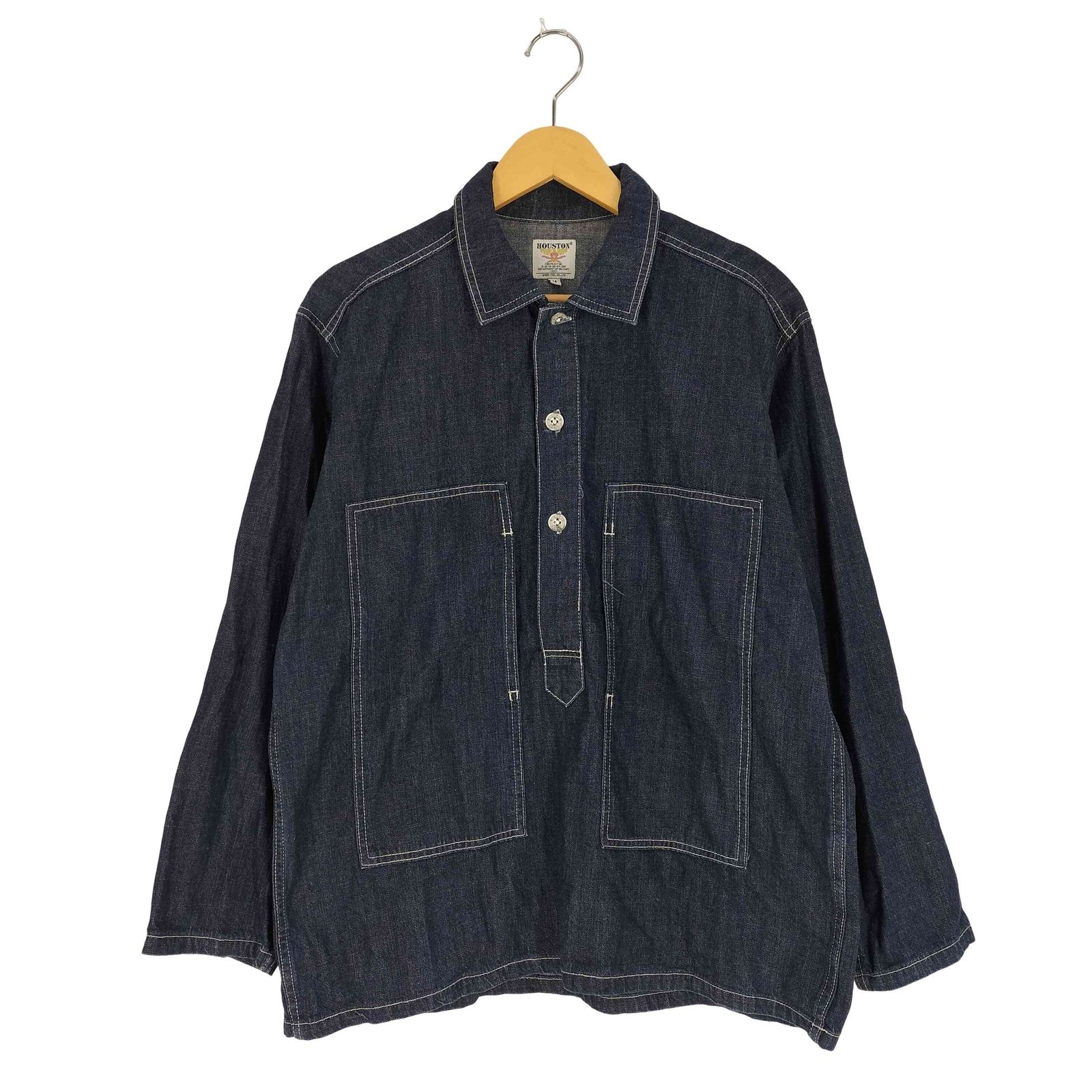 ヒューストン HOUSTON USA COTTON DENIM PULLOVER SHIRT/ USAコットン