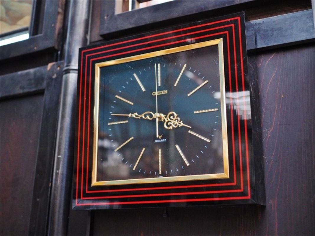 CITIZEN クォーツ壁掛け時計 品 実働 昭和後期 古録展 品番C 3071