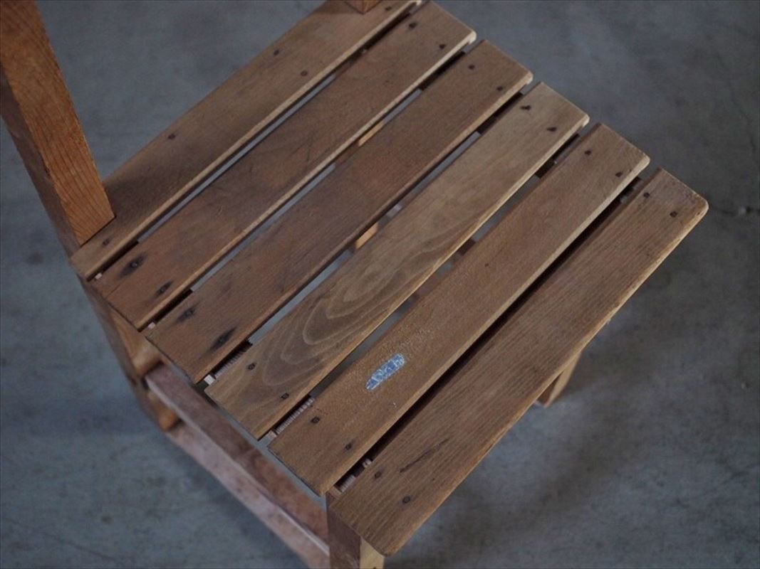 古い学校の木製椅子 昭和初期 古録展 送料無料 中古 品番I9471 - メルカリ