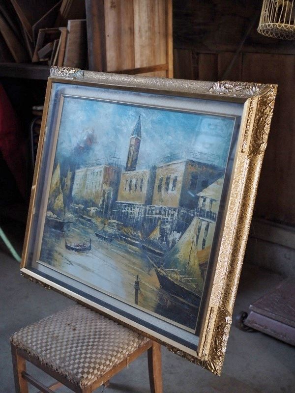 素敵なアートフレーム 油絵 現代モノ 古録展 品番K 2319 R