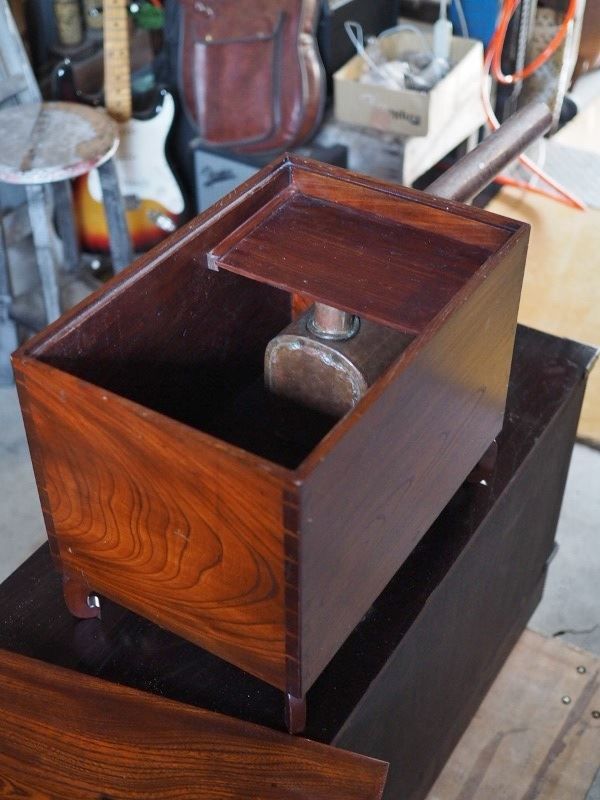 古民具 総欅造り 保温機 用途不明 大正時代～昭和初期 古録展 品番S10870