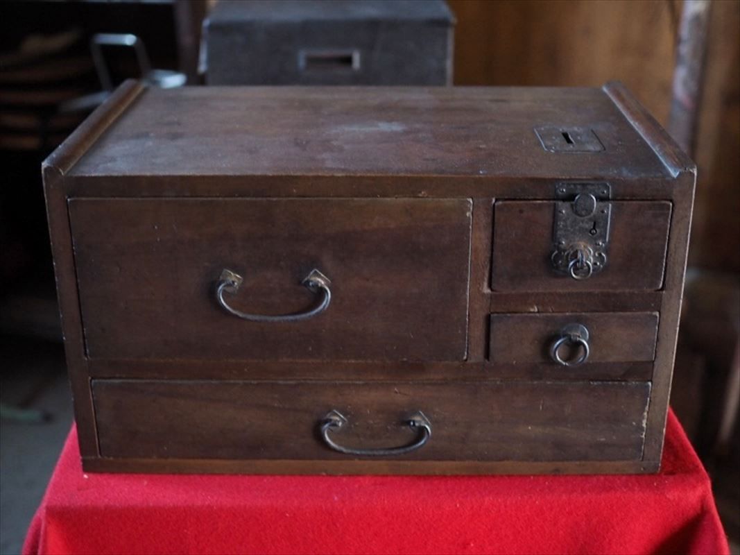 銭函付帳場小机 江戸時代 古録展 品番S 10877