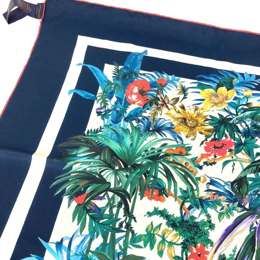 LOUIS VUITTON ルイヴィトン スカーフ カレ70・LV ブーケ M77975