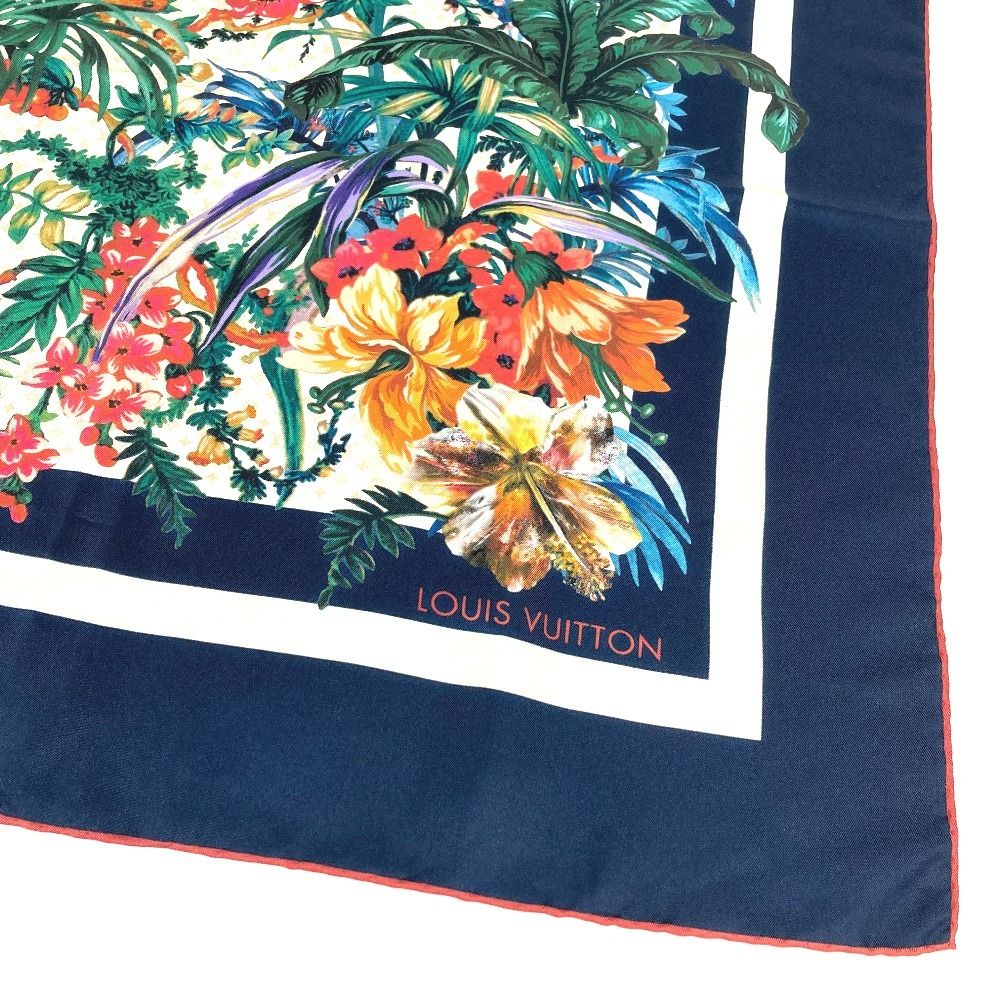 LOUIS VUITTON ルイヴィトン スカーフ カレ70・LV ブーケ M77975