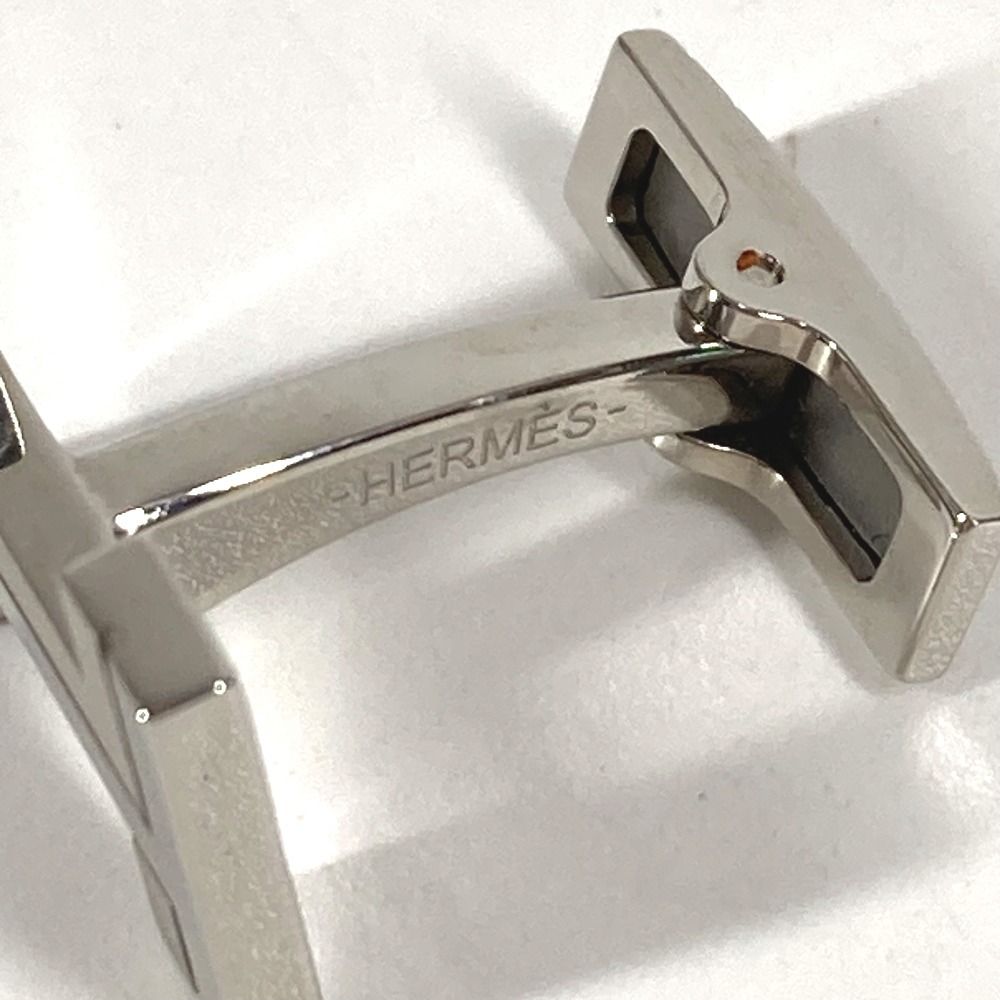 HERMES エルメス カフス Hロゴ メタル シルバー - メルカリ