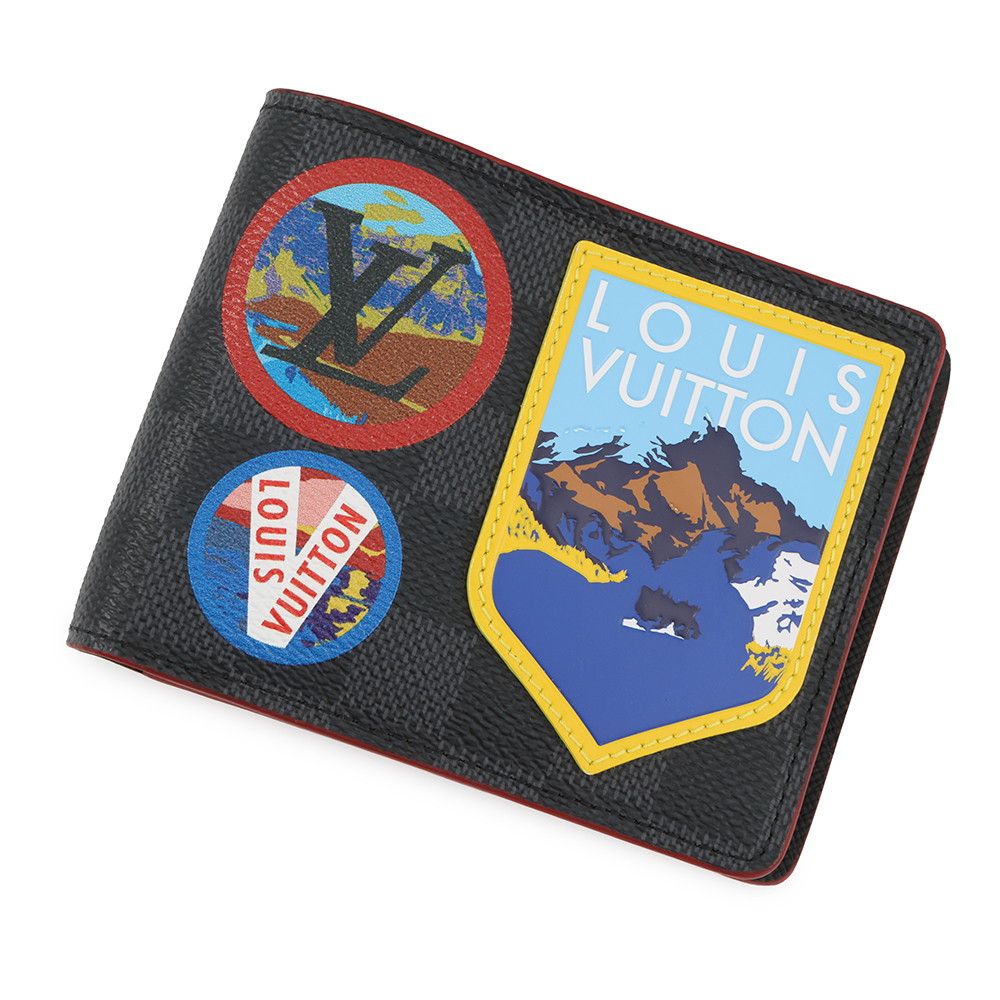 ルイ・ヴィトン ダミエ二つ折り財布 ルイヴィトン 二つ折り財布 ダミエグラフィット ポルトフォイユ