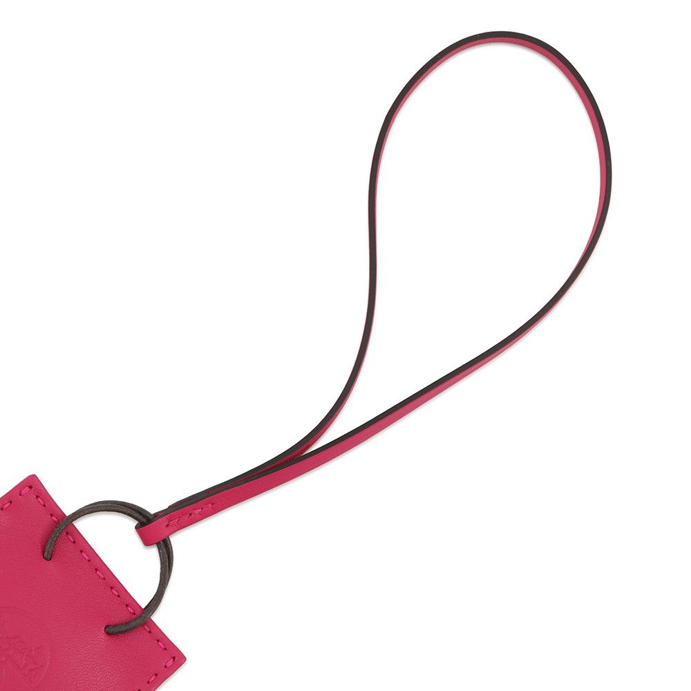 エルメス バッグチャーム ショッパー サックオランジュ ローズメキシコ