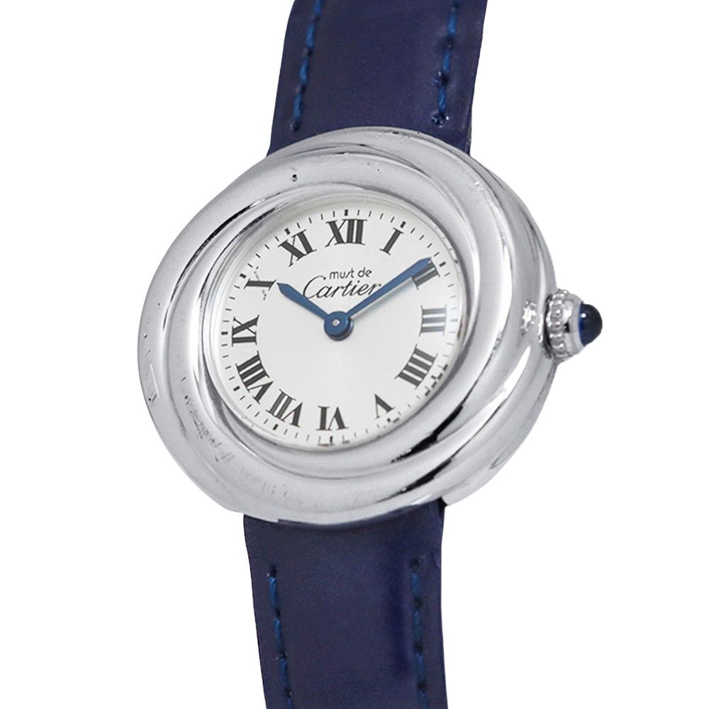 カルティエ マストトリニティ Cartier 腕時計 ウォッチ クォーツ シルバー文字盤