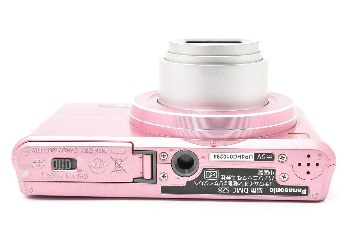 ☆極上美品☆パナソニック Panasonic LUMIX DMC-SZ8 ピンク☆ W1178