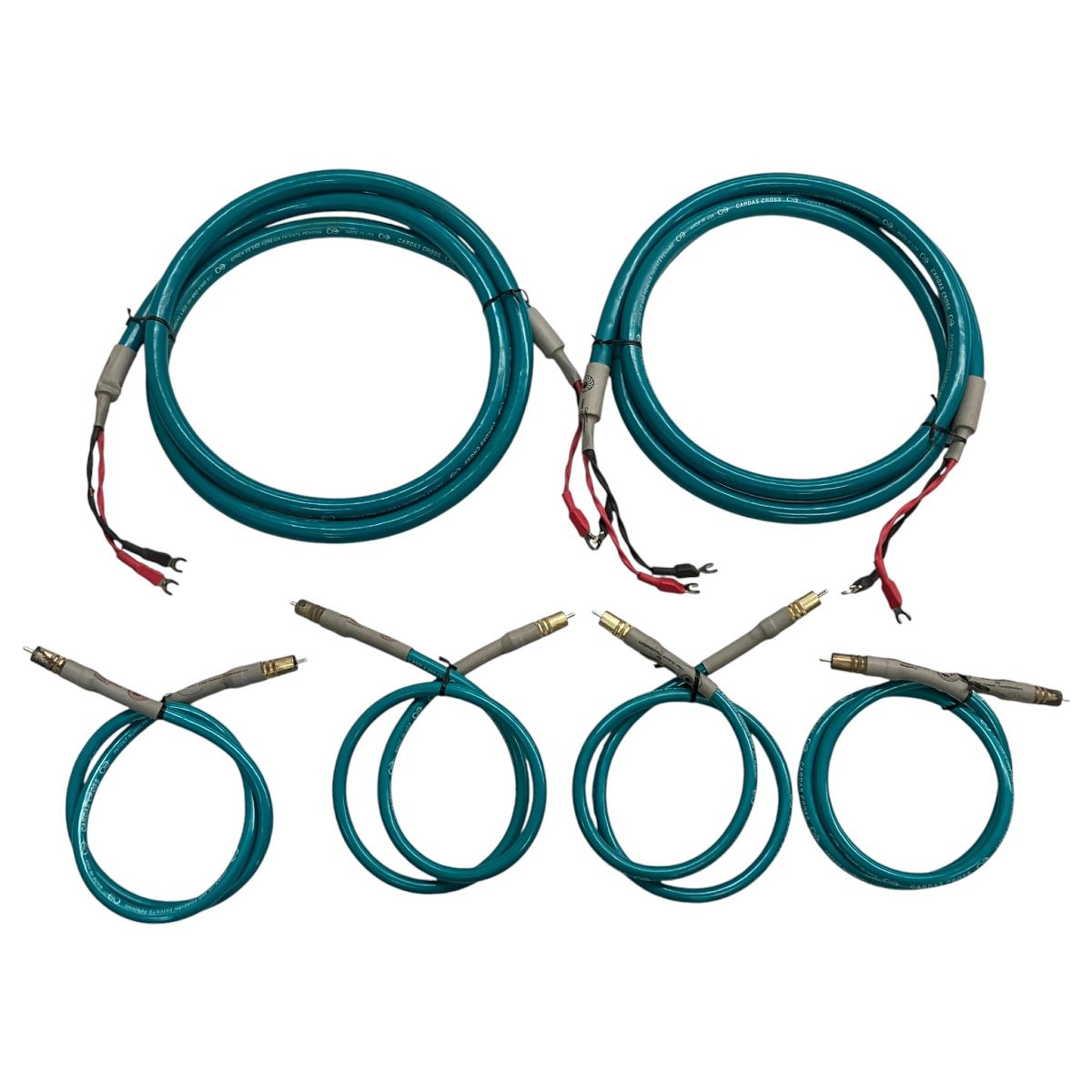 CARDAS CROSS 音響用ケーブル 約1 m ×4本 約2.5 ×2本 計6本セット Phonoケーブル 音響機材