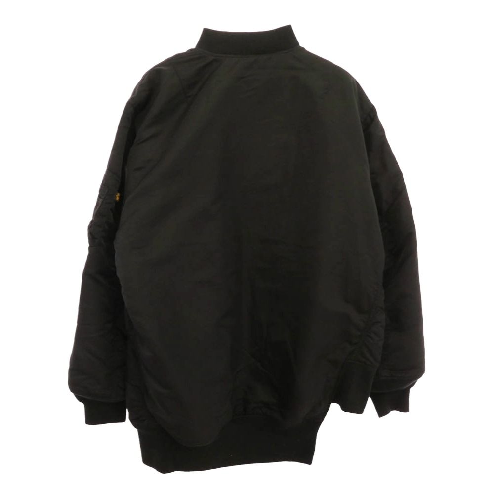 CDG × ALPHA MA-1 フライトジャケット 黒 XL コムデギャルソン CDG