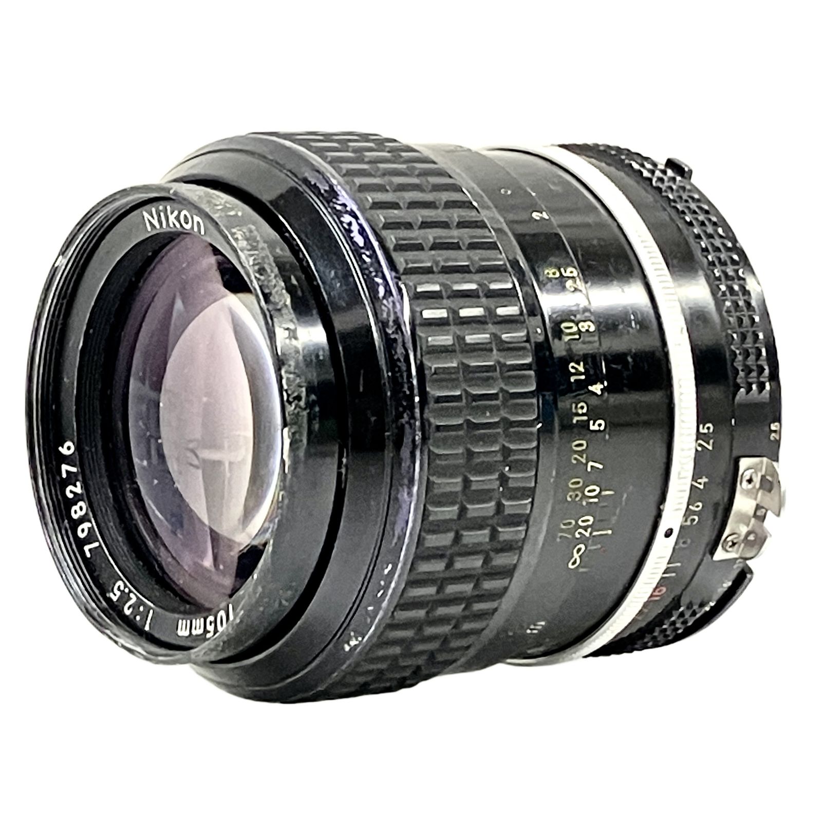 NIKKOR 105 mm 1 2.5 中望遠レンズ マニュアル フォーカス カメラレンズ