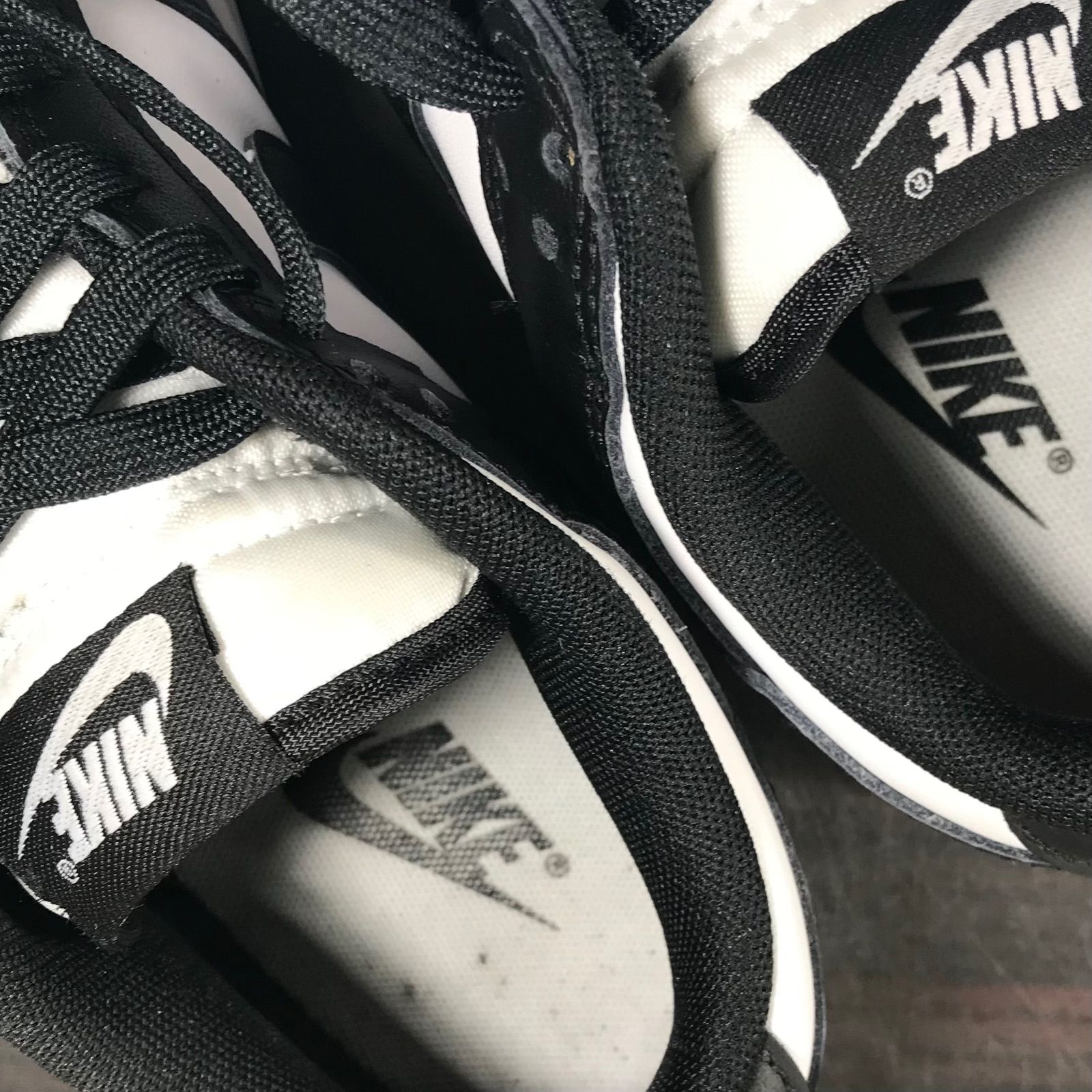 NIKE DUNK LOW RETRO ダンク ロー カット レトロ ホワイト ブラック 白 