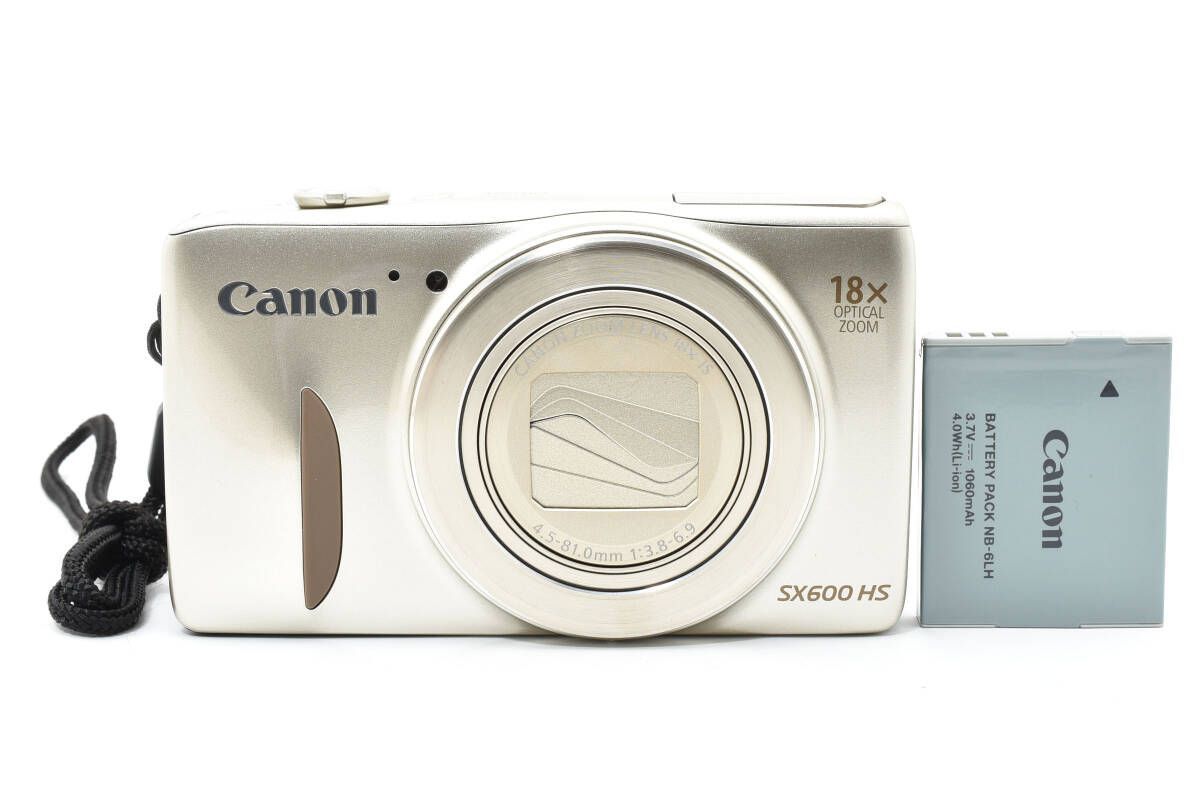 ☆極上品☆キャノン Canon PowerShot SX600HS ゴールド☆ W1115＃3834