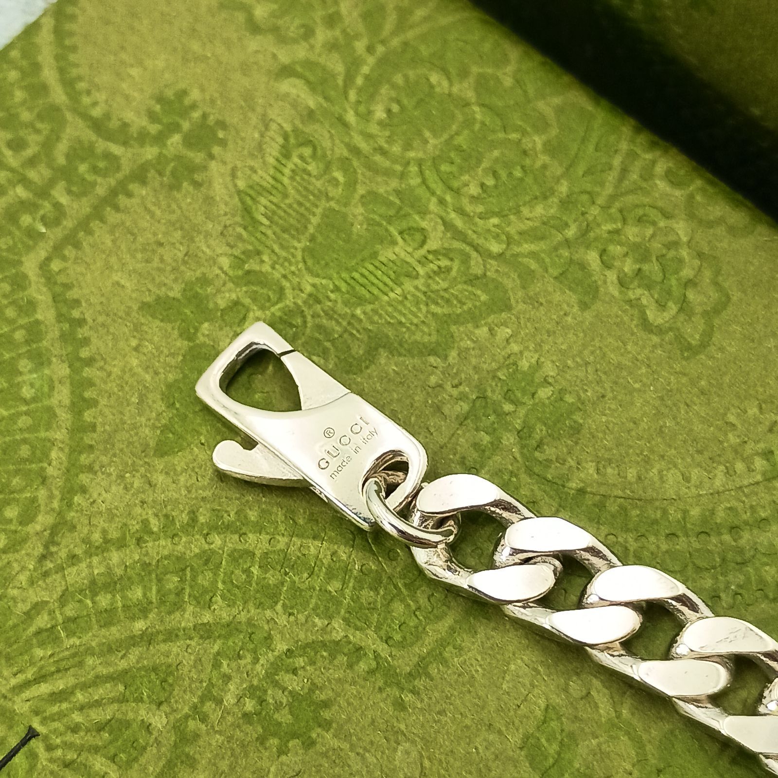 GUCCI グッチ ディアマンテ チェーン ブレスレット メンズ 喜平