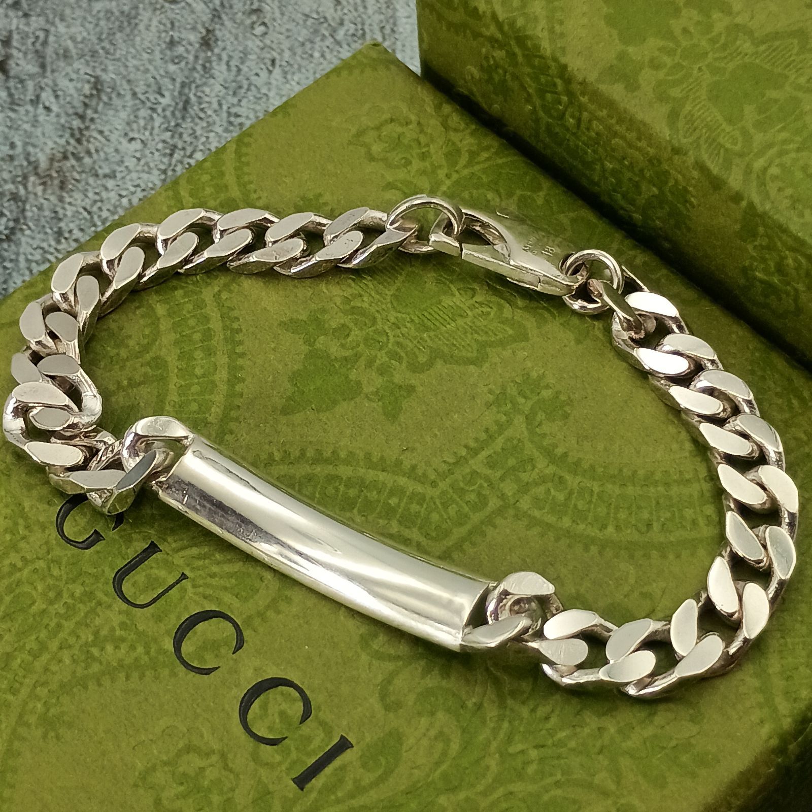 GUCCI グッチ ディアマンテ チェーン ブレスレット メンズ 喜平