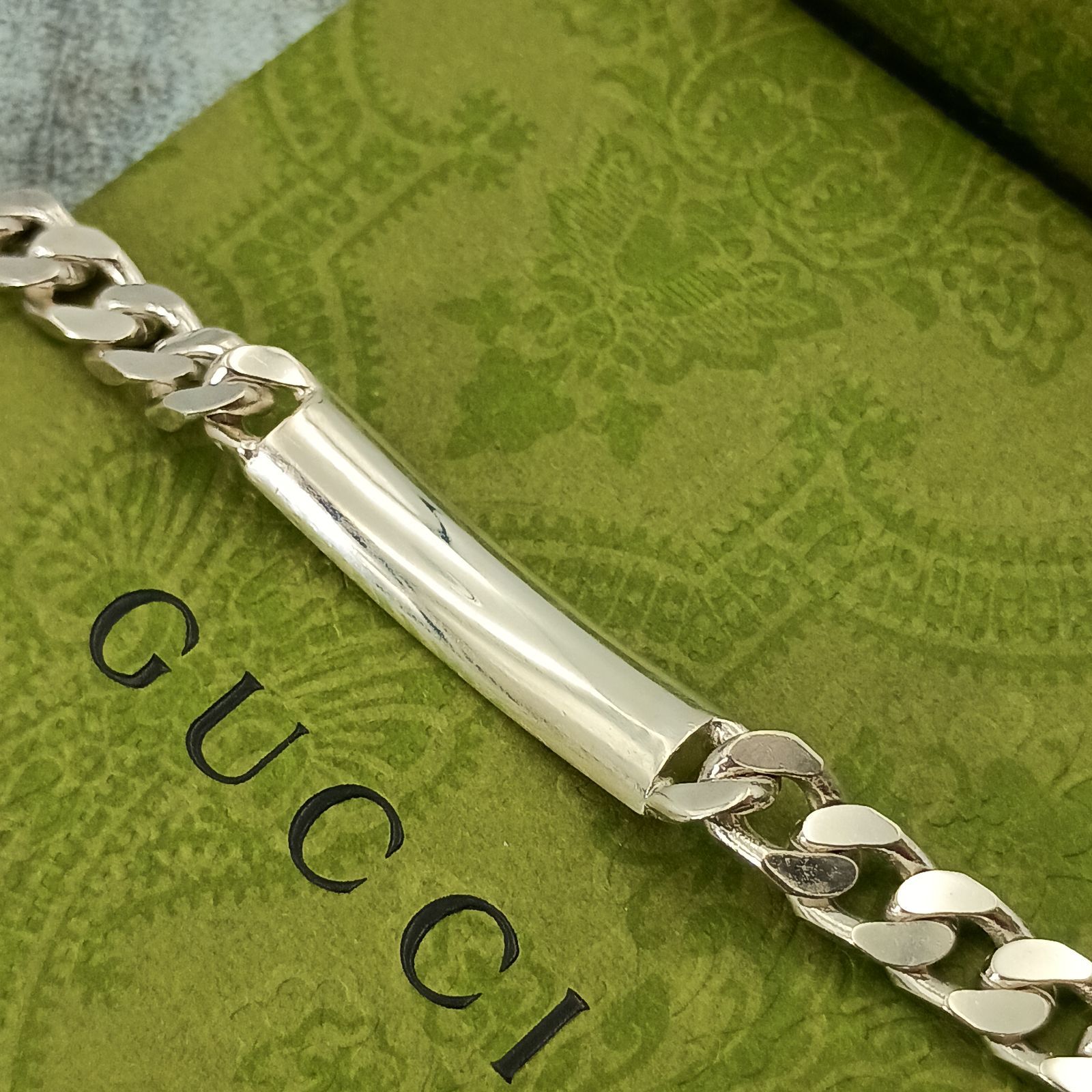 GUCCI グッチ ディアマンテ チェーン ブレスレット メンズ 喜平