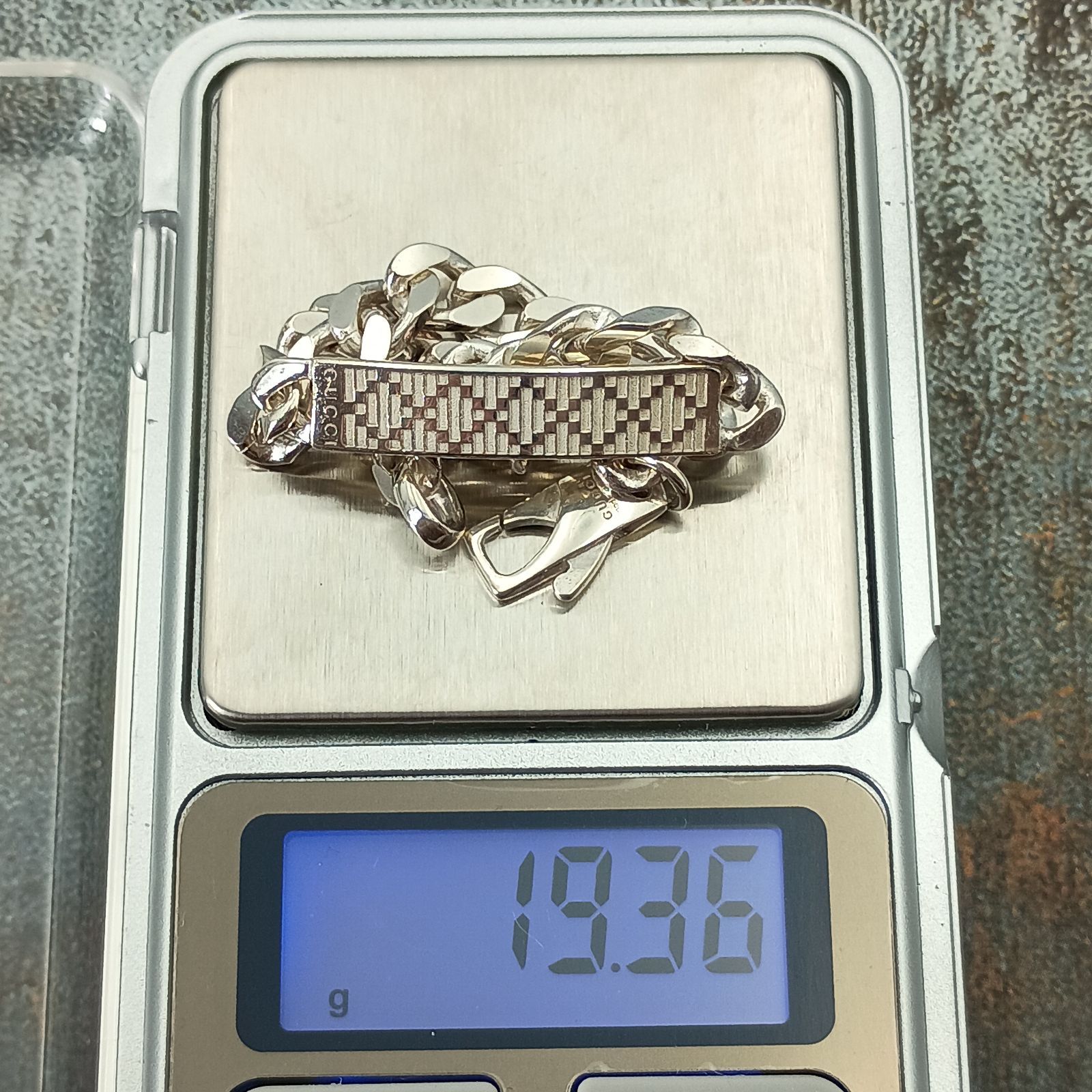 GUCCI グッチ ディアマンテ チェーン ブレスレット メンズ 喜平