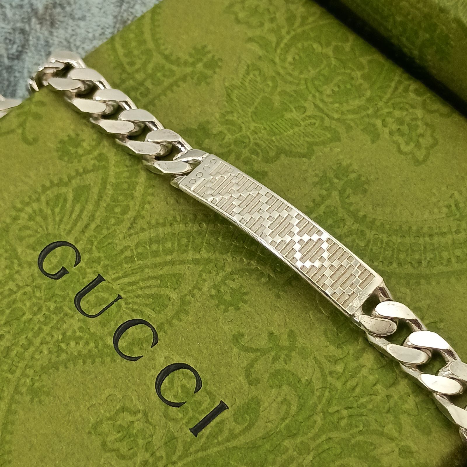 希少 GUCCI グッチ ディアマンテ ブレスレット シルバー 喜平 18 GUCCI グッチ ディアマンテ チェーン ブレスレット メンズ 喜平