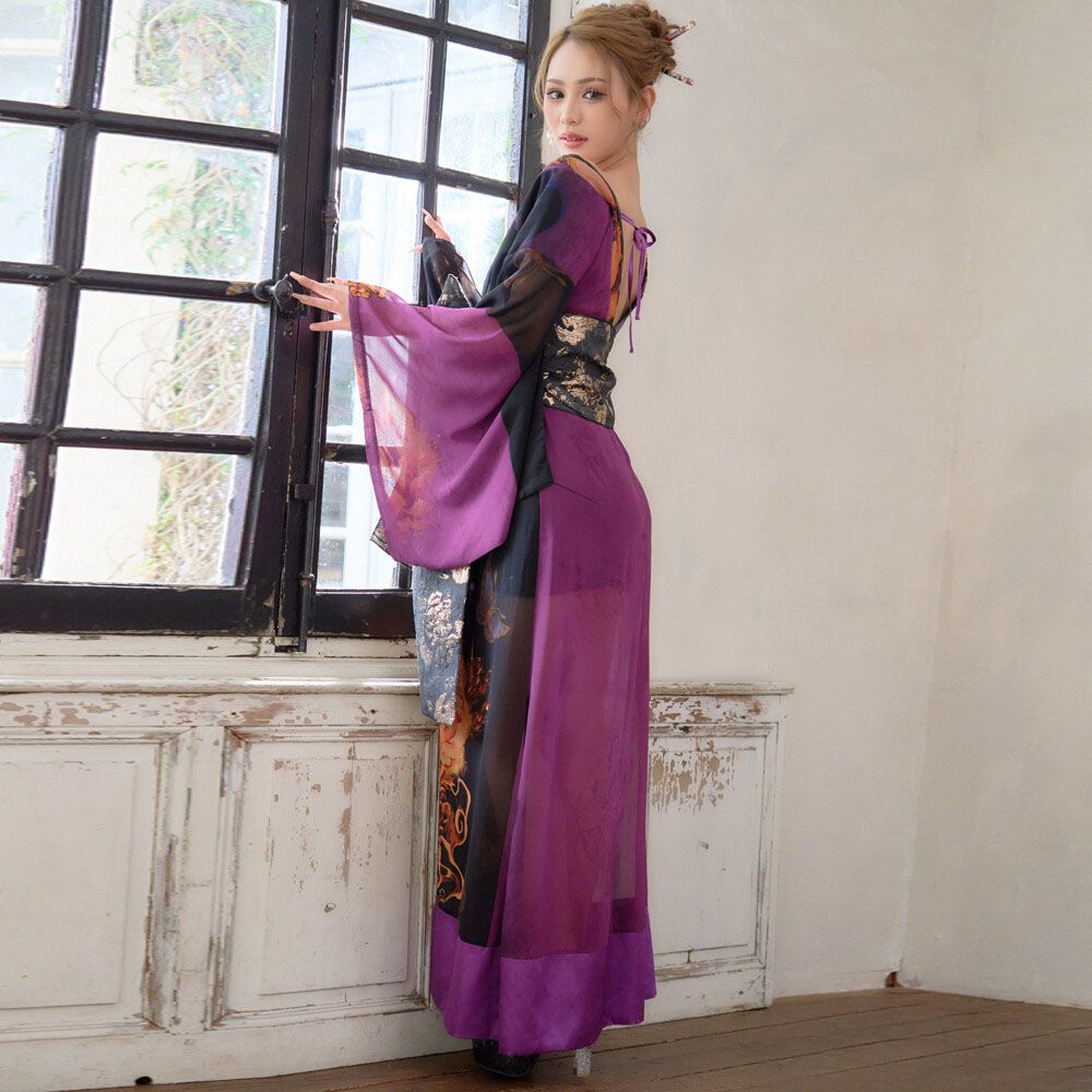 花魁 コスプレ 着物ドレス 着物衣装 ステージ 舞台衣装 テレビ出演