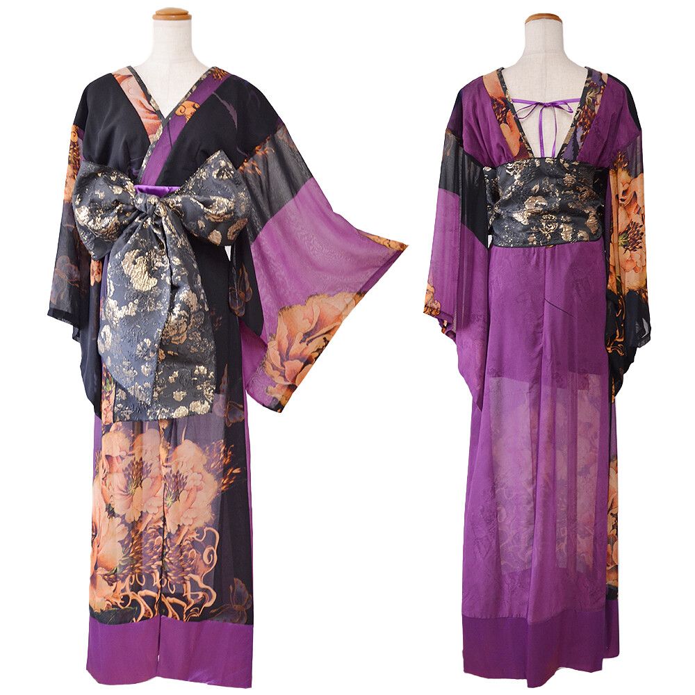 花魁 コスプレ 着物ドレス 着物衣装 ステージ 舞台衣装 テレビ出演