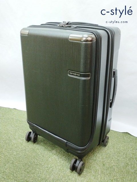 I 655 Samsonite サムソナイト スーツケース ブラック系 エヴォア EVOA スピナー フロントオープン T