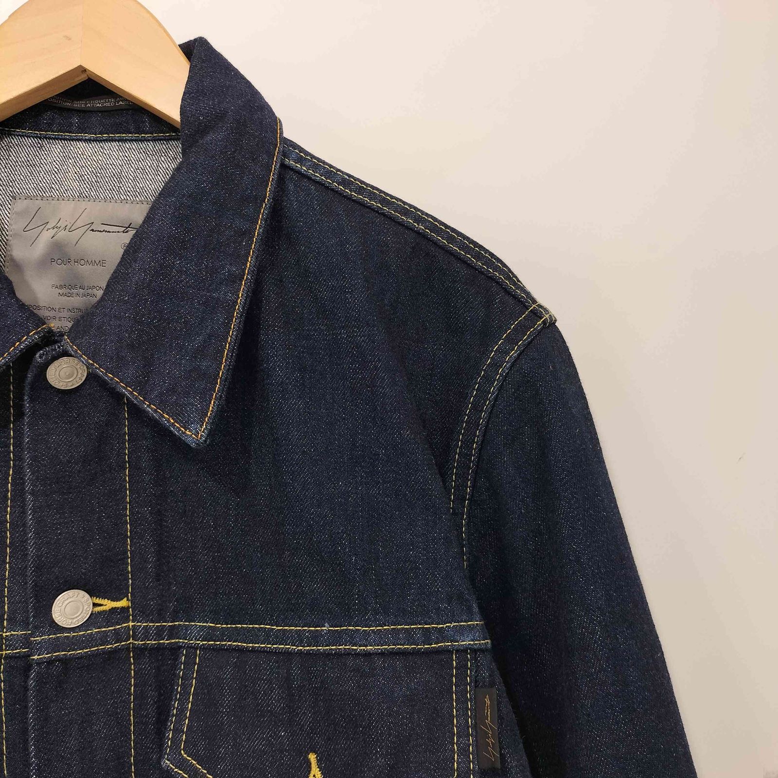 ヨウジヤマモトプールオム Yohji Yamamoto POUR HOMME 22SS 14OZ DENIM